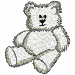 Teddy Embroidery Design 8